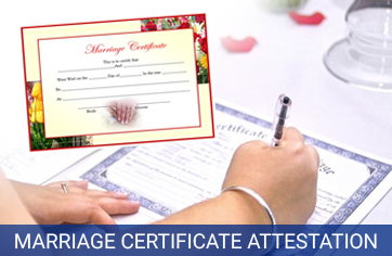 Marriage Certificate attestation