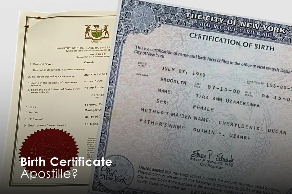 Birth Certificate Apostille