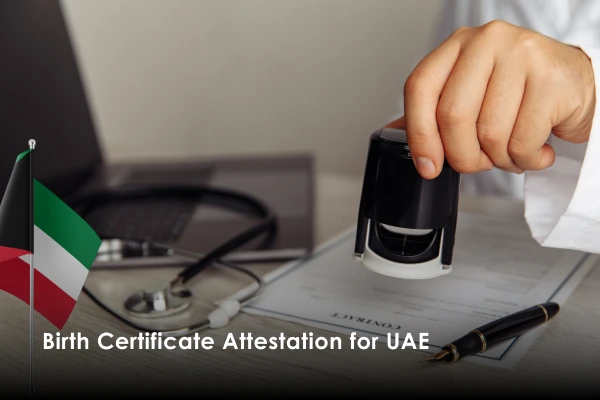 Birth certificate attestation