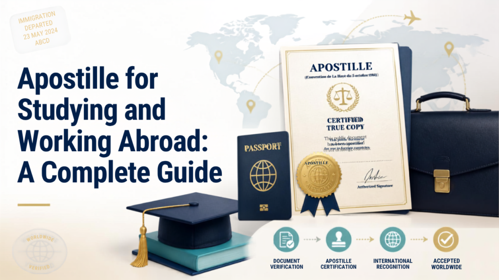 Apostille for Studying and Working Abroad A Complete Guide