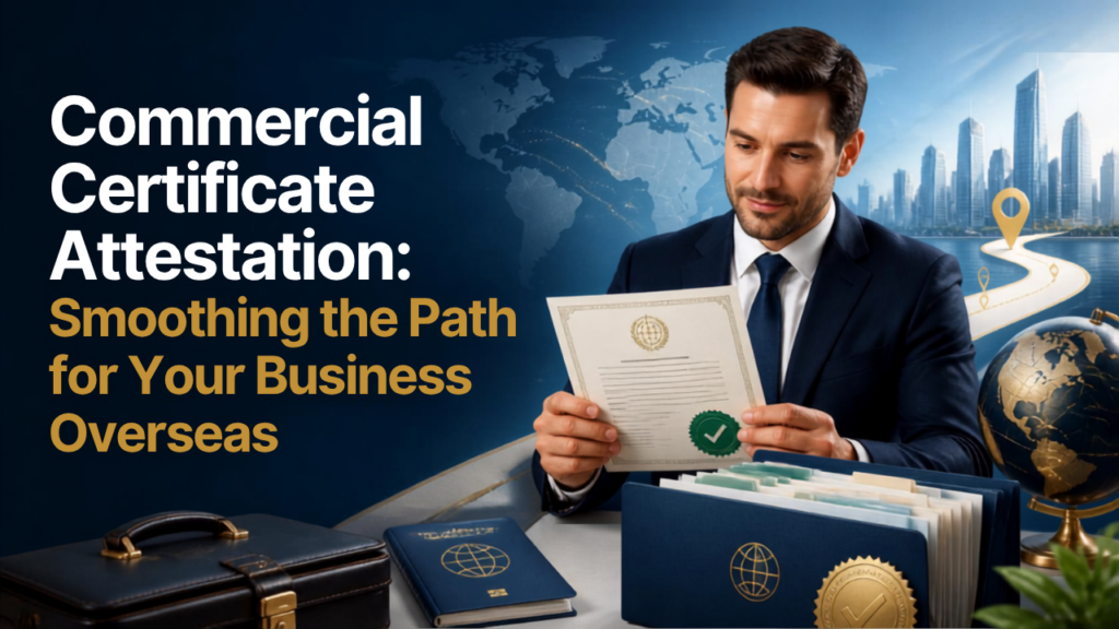 Commercial certificate attestation for businesses operating overseas