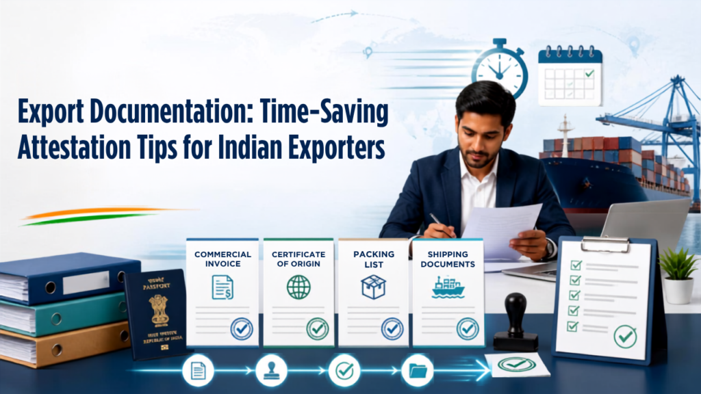 Export document attestation process and tips for Indian exporters