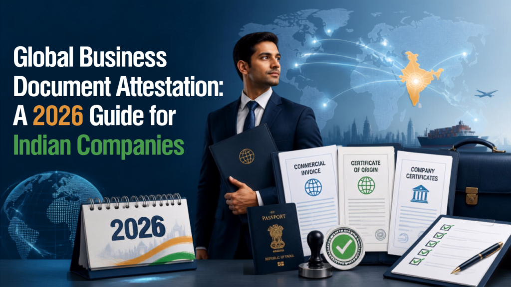 Global business document attestation process for Indian companies in 2026