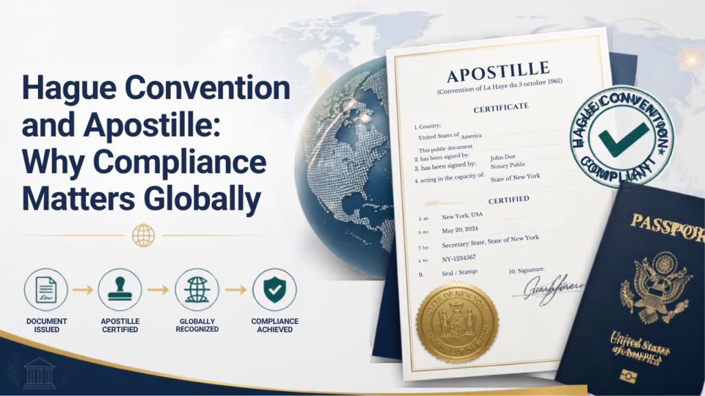Hague Convention and Apostille: Why Compliance Matters Globally