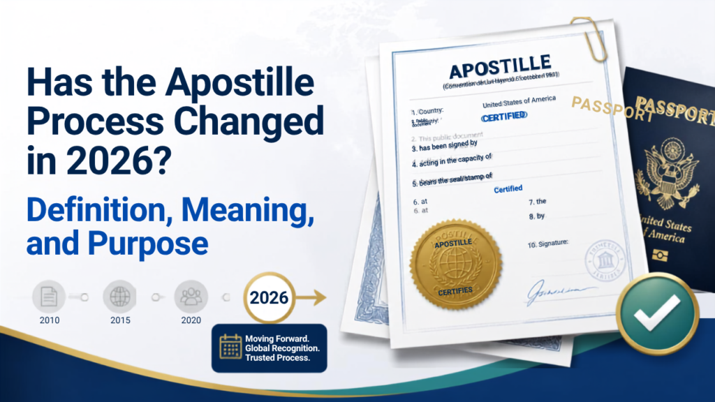 Has the Apostille process changed in 2026? Definition, Meaning, and Purpose.