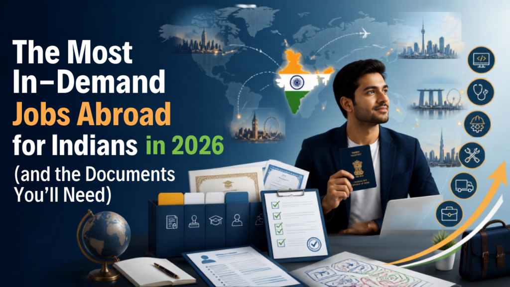 In-demand jobs abroad for Indians in 2026 and required document attestation
