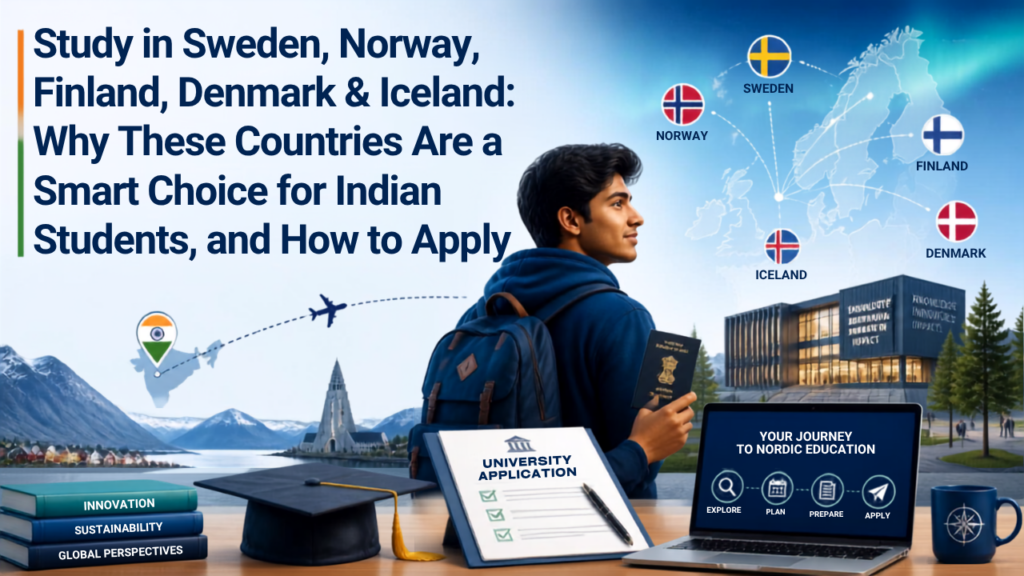 Indian students applying to study in Nordic countries