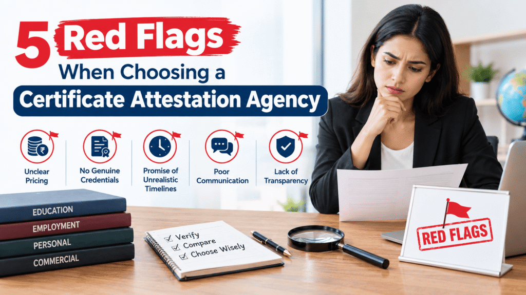 Five red flags to consider when choosing a certificate attestation agency