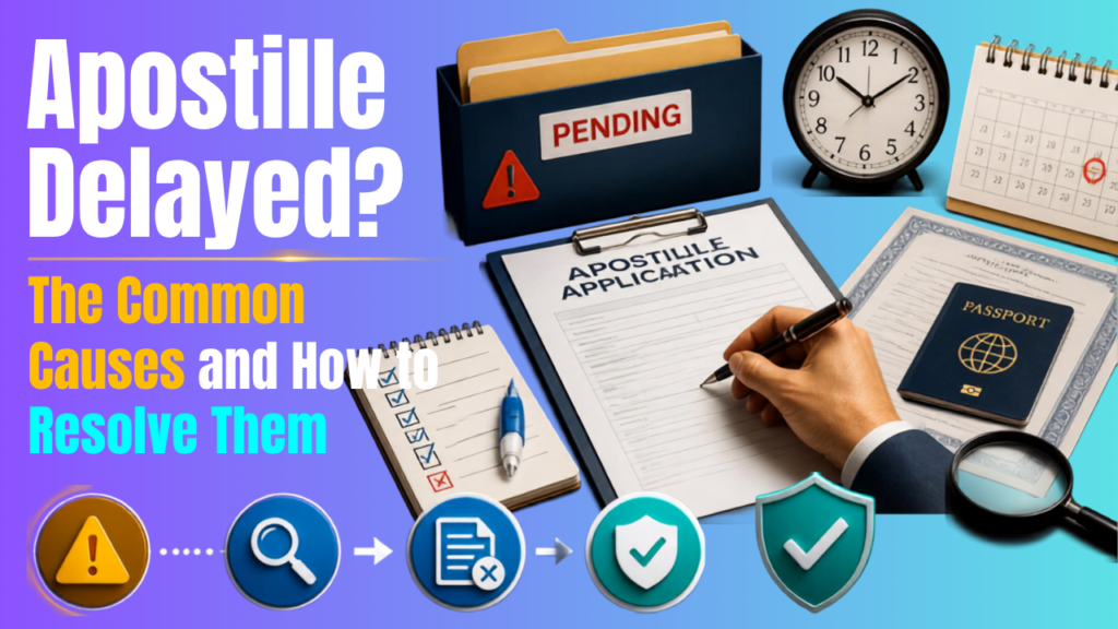 Apostille delayed due to document issues and how to resolve them