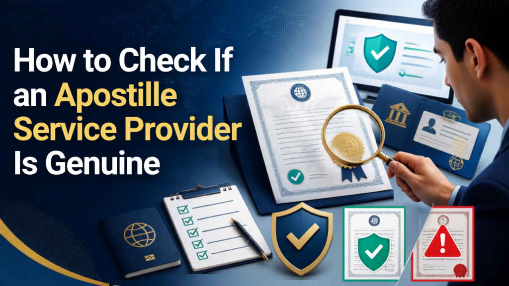 How to verify a genuine apostille service provider in India
