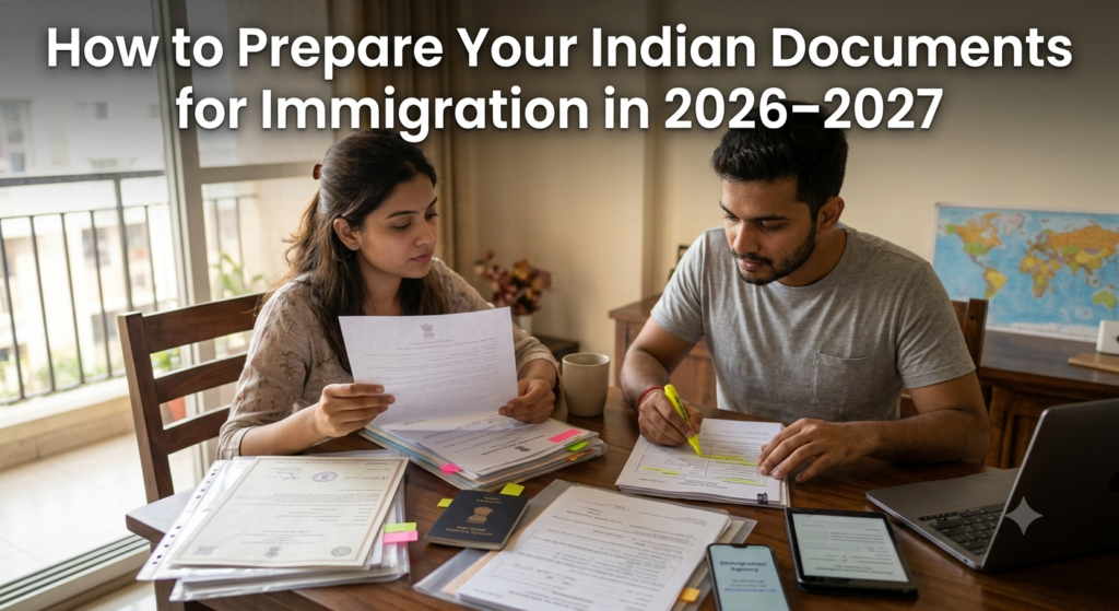 Indian document preparation for immigration in 2026–2027