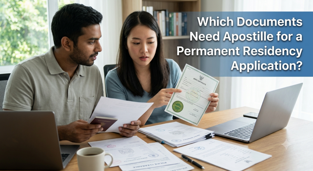 documents apostille permanent residency